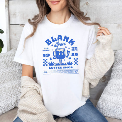 Blank Space Coffee Shop T-Shirt