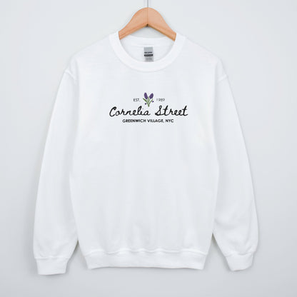 Cornelia Street Greenwich Village Embroidered Sweatshirt