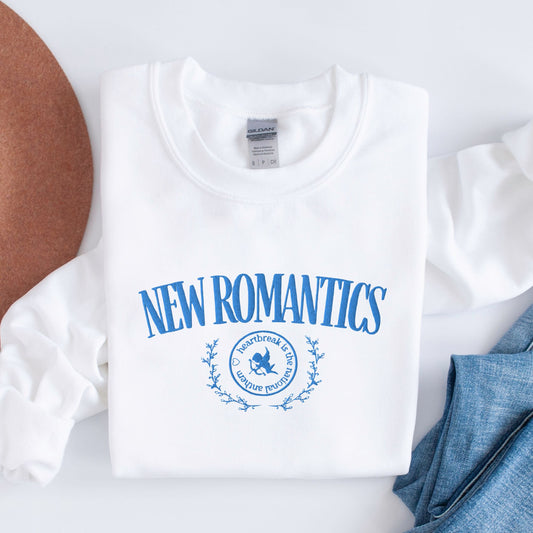 New Romantics Embroidered Varsity Sweatshirt