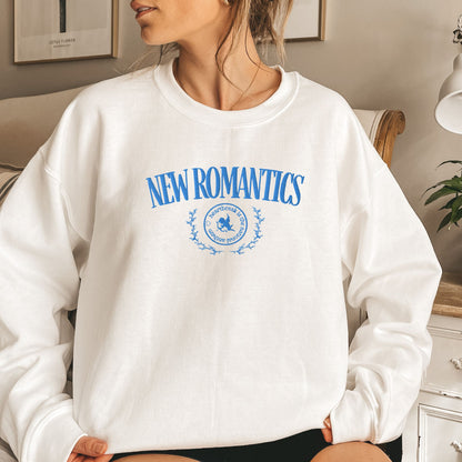 New Romantics Embroidered Varsity Sweatshirt