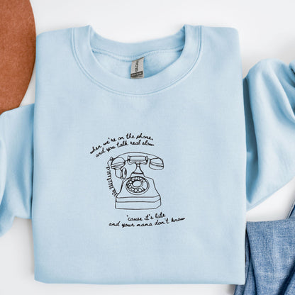 Our Song Embroidered Sweatshirt