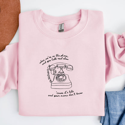 Our Song Embroidered Sweatshirt