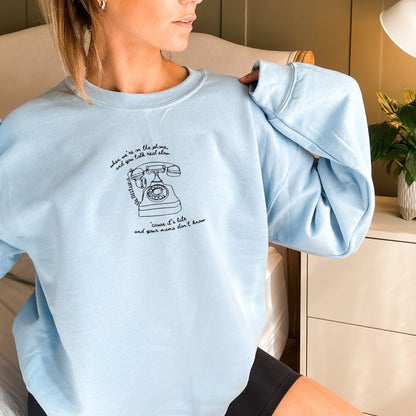 Our Song Embroidered Sweatshirt