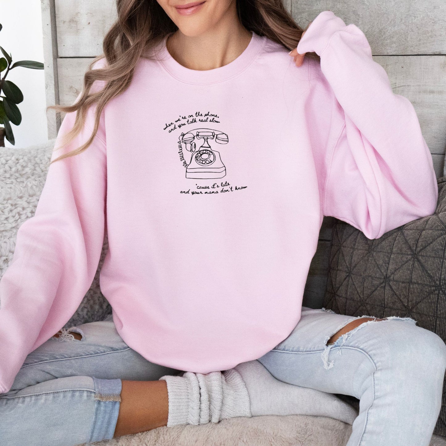 Our Song Embroidered Sweatshirt