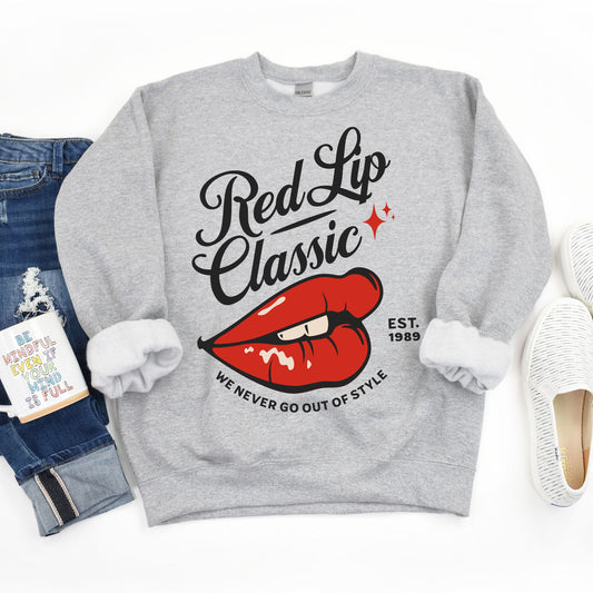 Red Lip Classic Sweatshirt