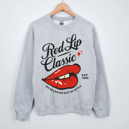 Red Lip Classic Sweatshirt