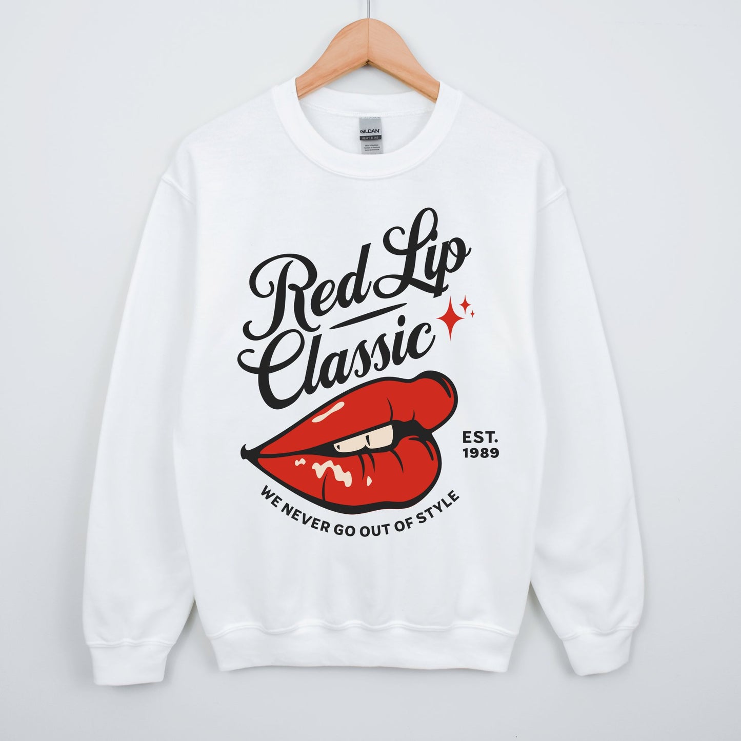 Red Lip Classic Sweatshirt