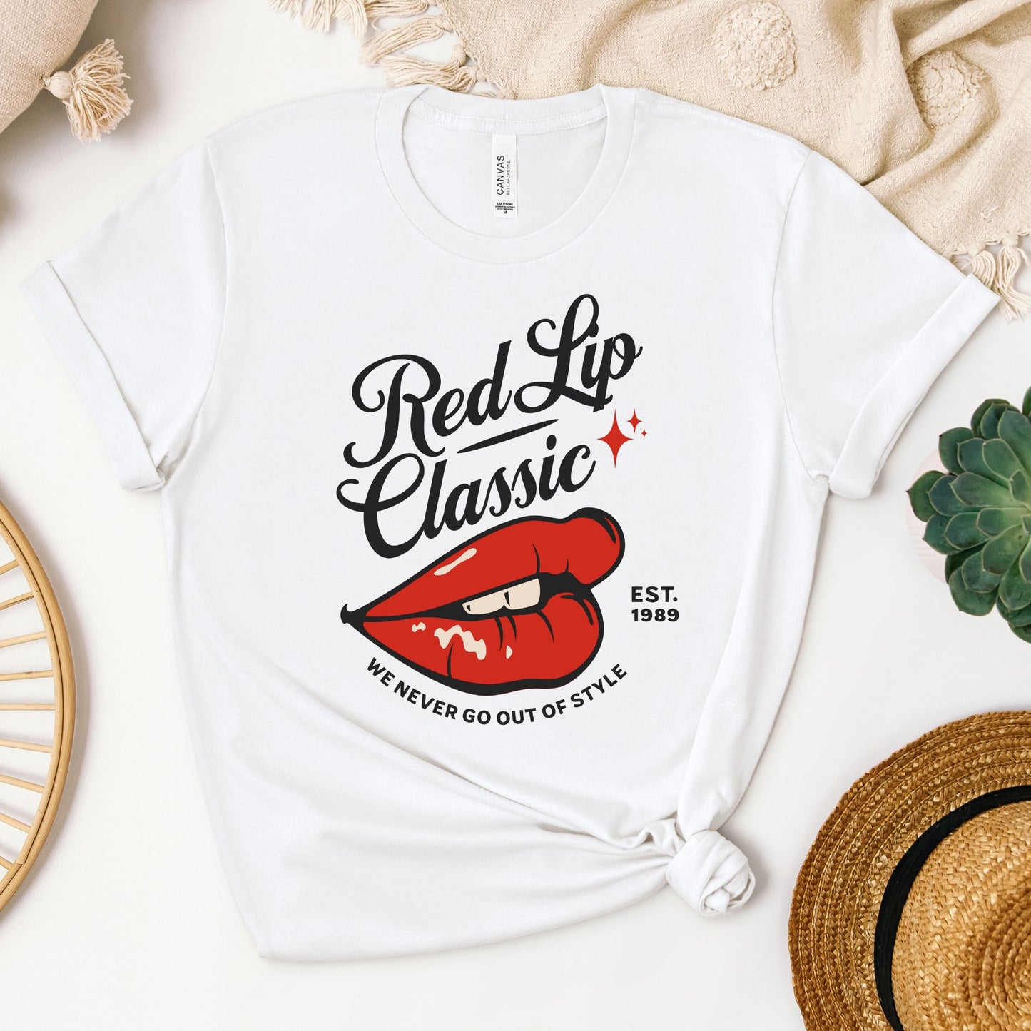 Red Lip Classic T-Shirt