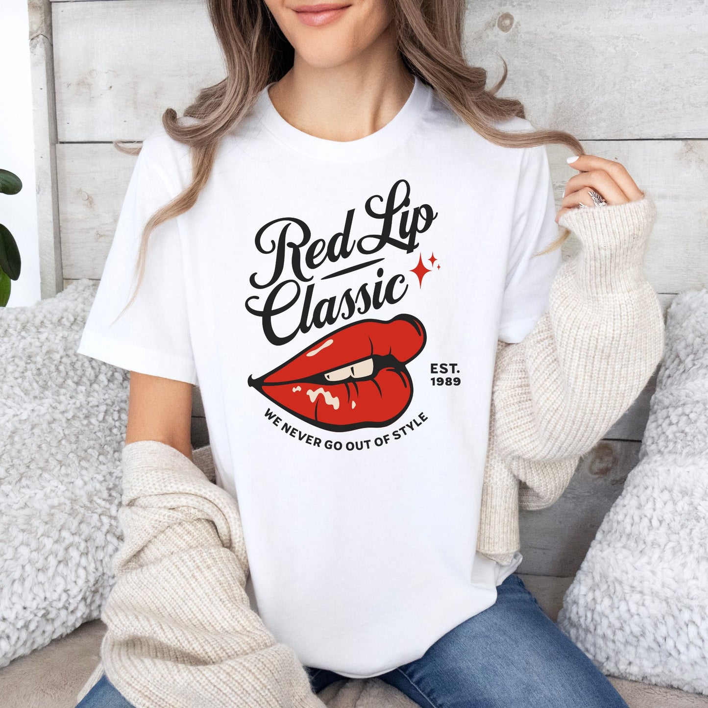 Red Lip Classic T-Shirt