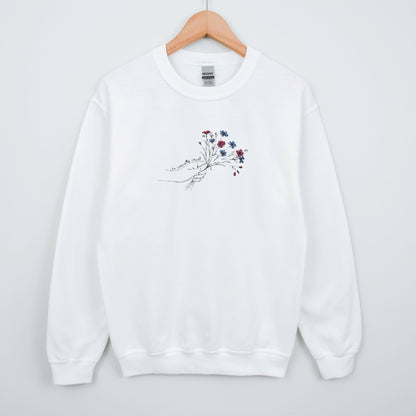 So Casually Cruel Embroidered Sweatshirt